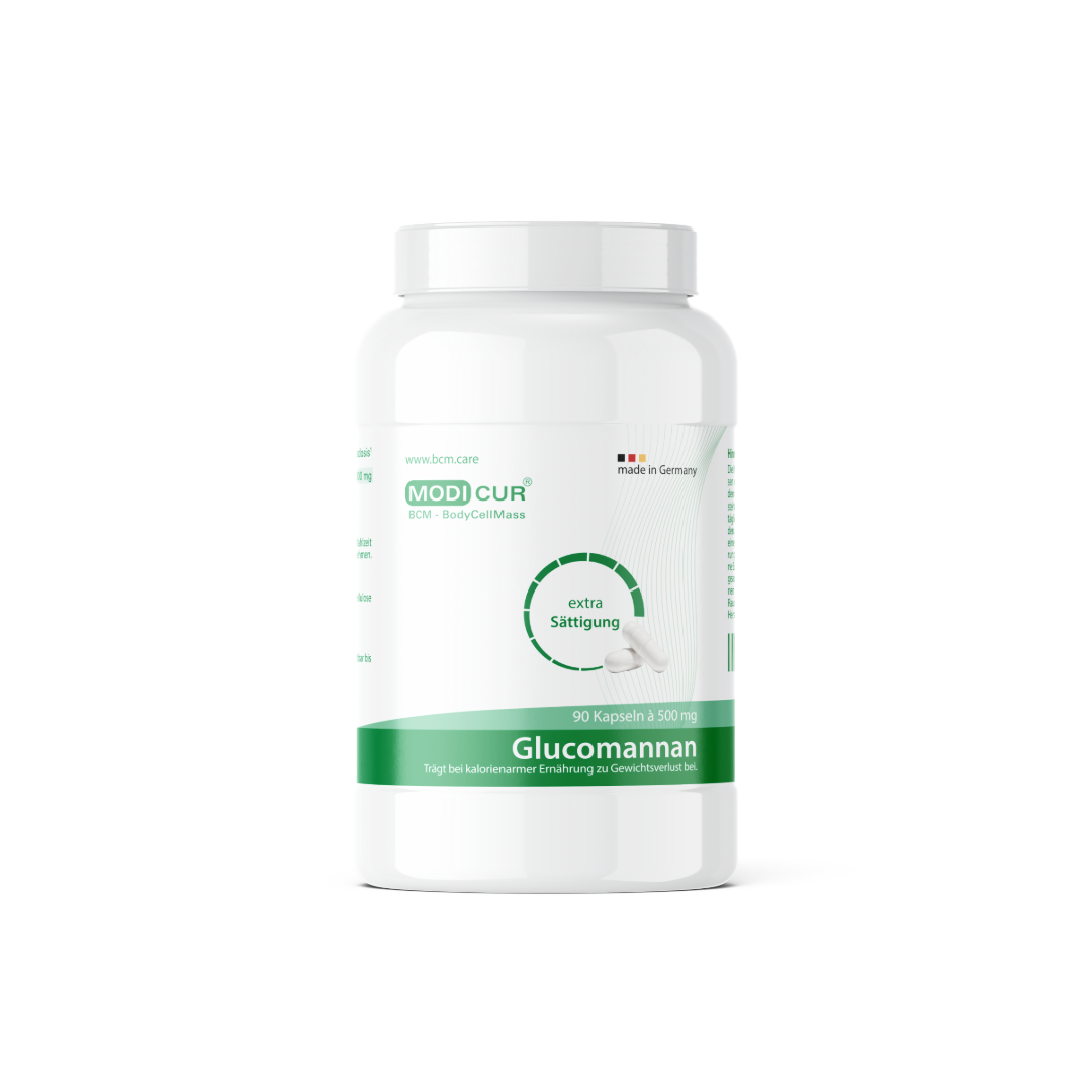 Sättigungskapseln mit Glucomannan - BCM Modicur