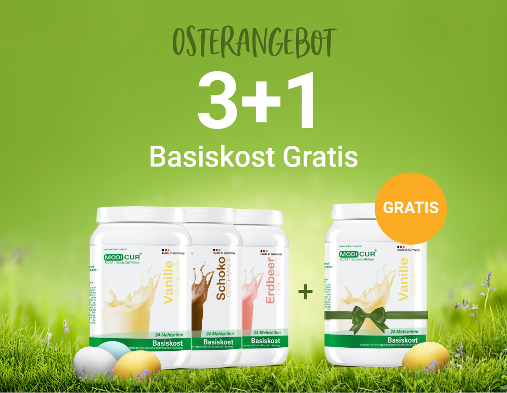 3+1 Basiskost Angebot Ostern - BCM Modicur